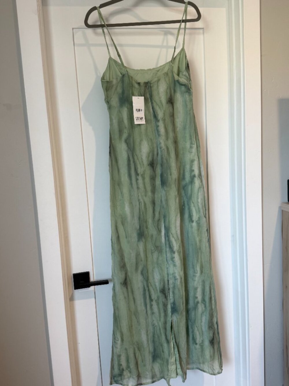 12th Tribe Sage Chiffon Maxi Dress - Picture 6 of 6